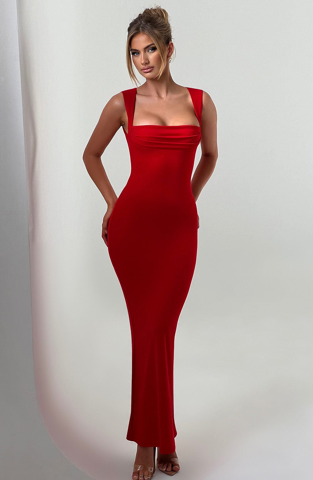 Helena Vestido Comprido — Vermelho