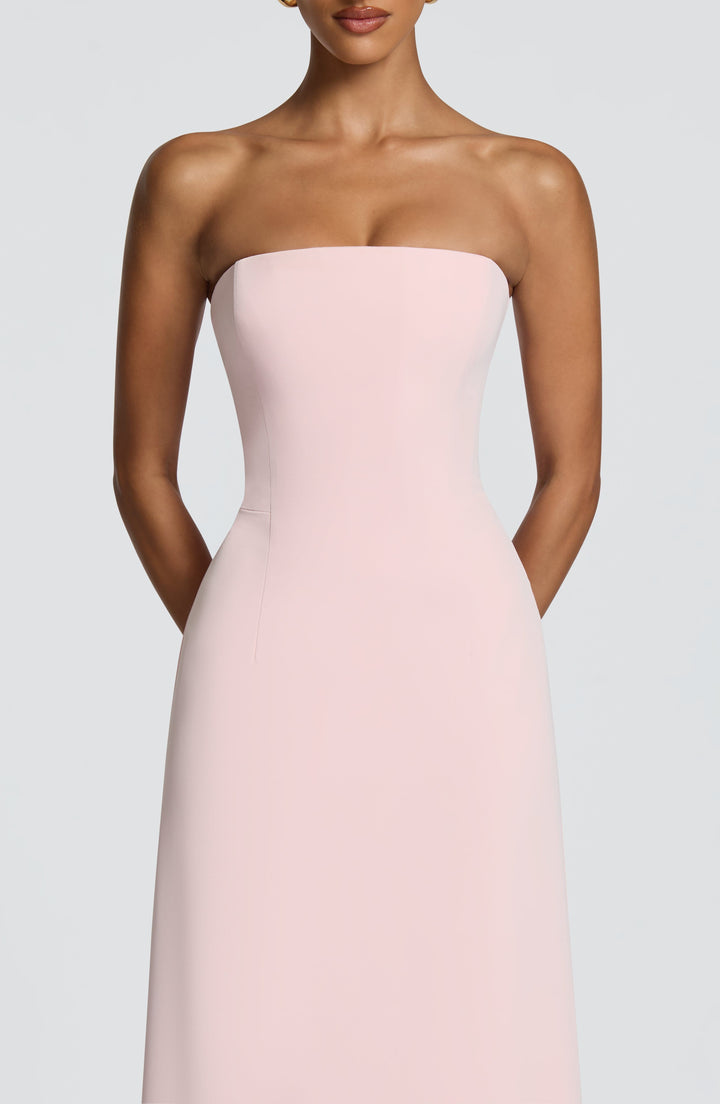 Irmina Vestido Comprido — Rosa Blush