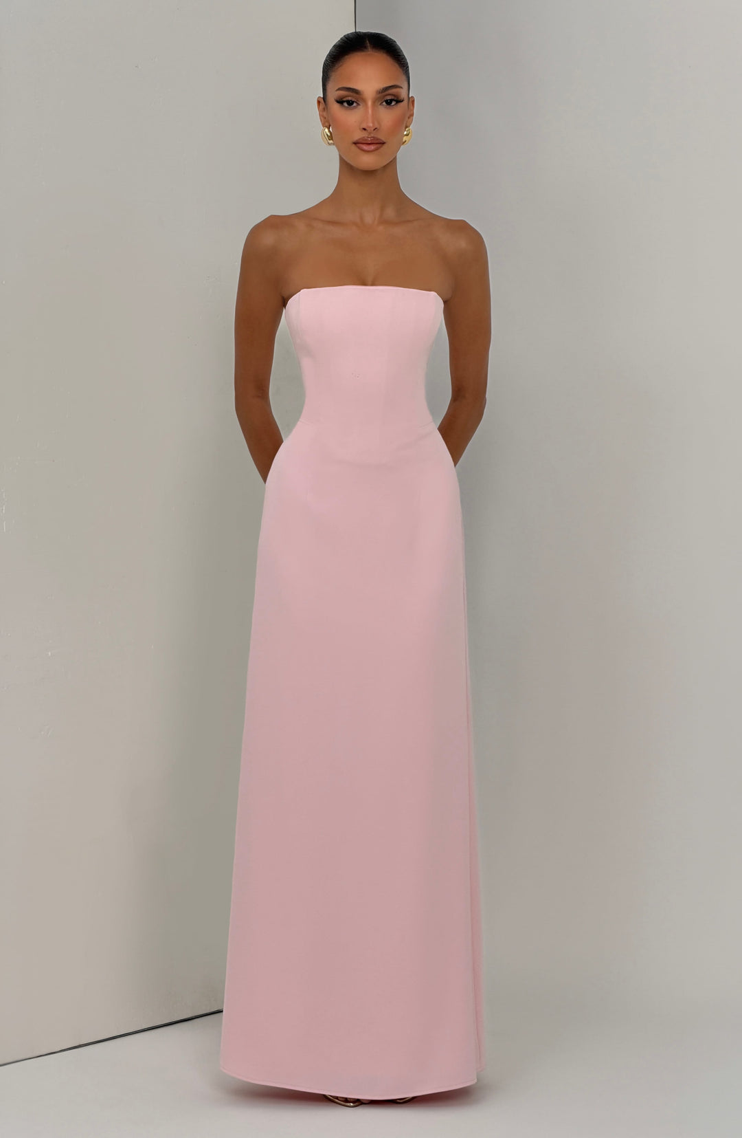 Irmina Vestido Comprido — Rosa Blush