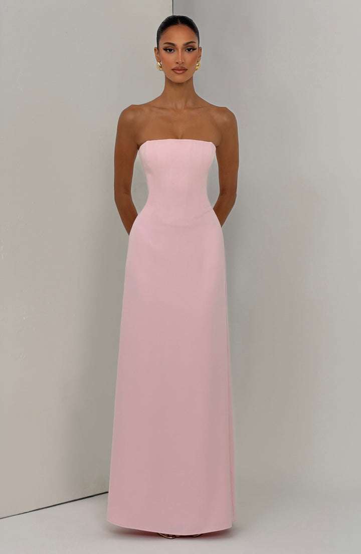 Irmina Vestido Comprido — Rosa Blush
