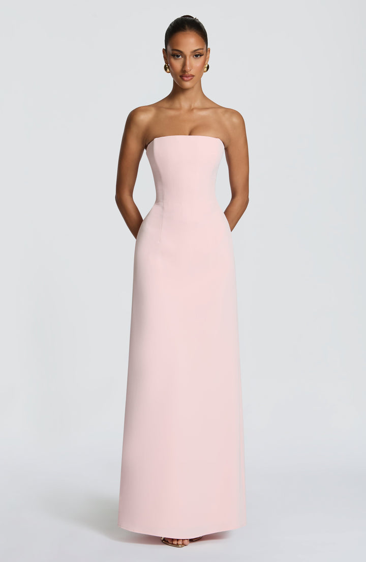 Irmina Vestido Comprido — Rosa Blush