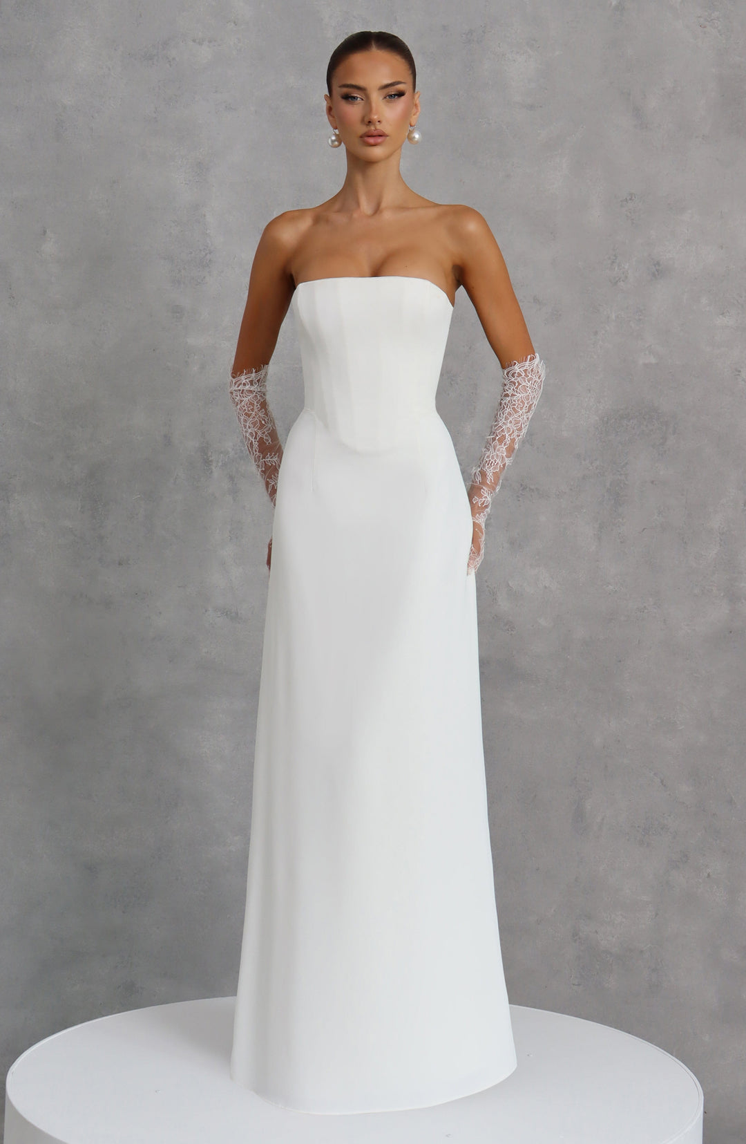 Irmina Vestido Comprido — Marfim