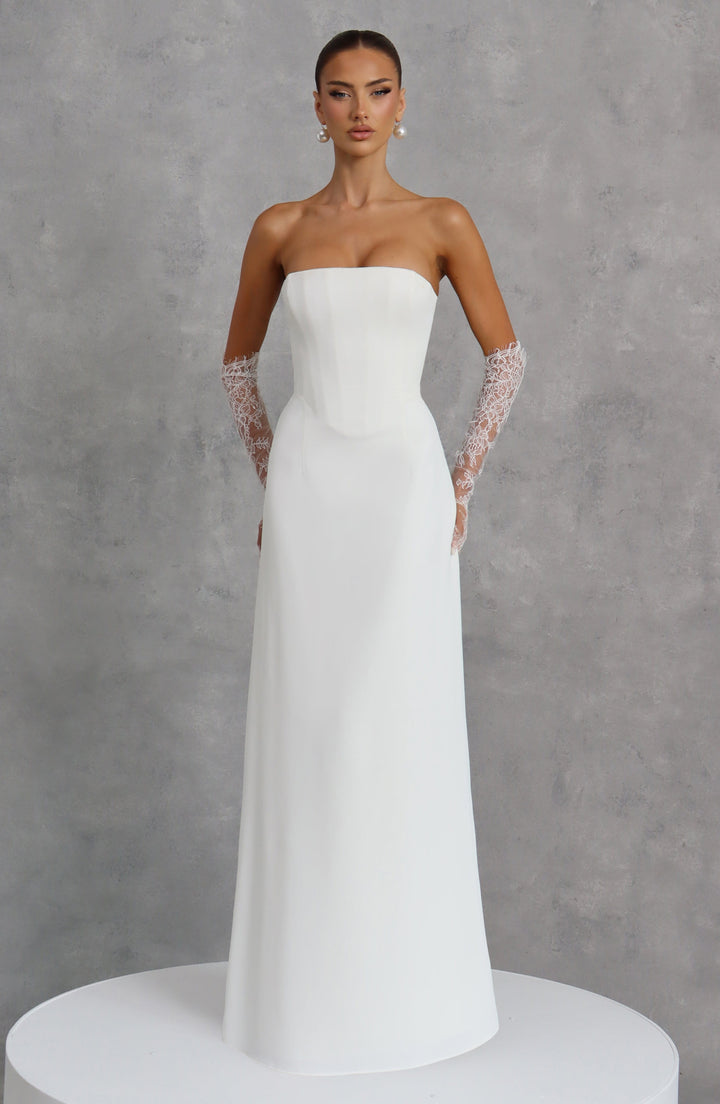 Irmina Vestido Comprido — Marfim
