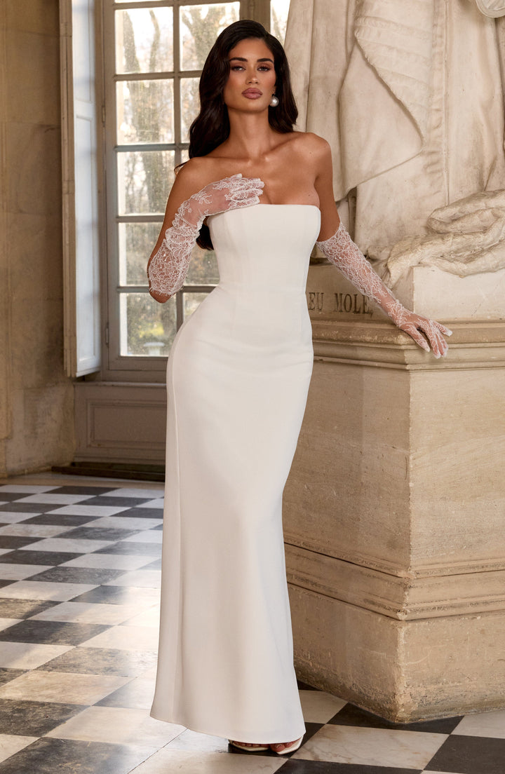 Irmina Vestido Comprido — Marfim
