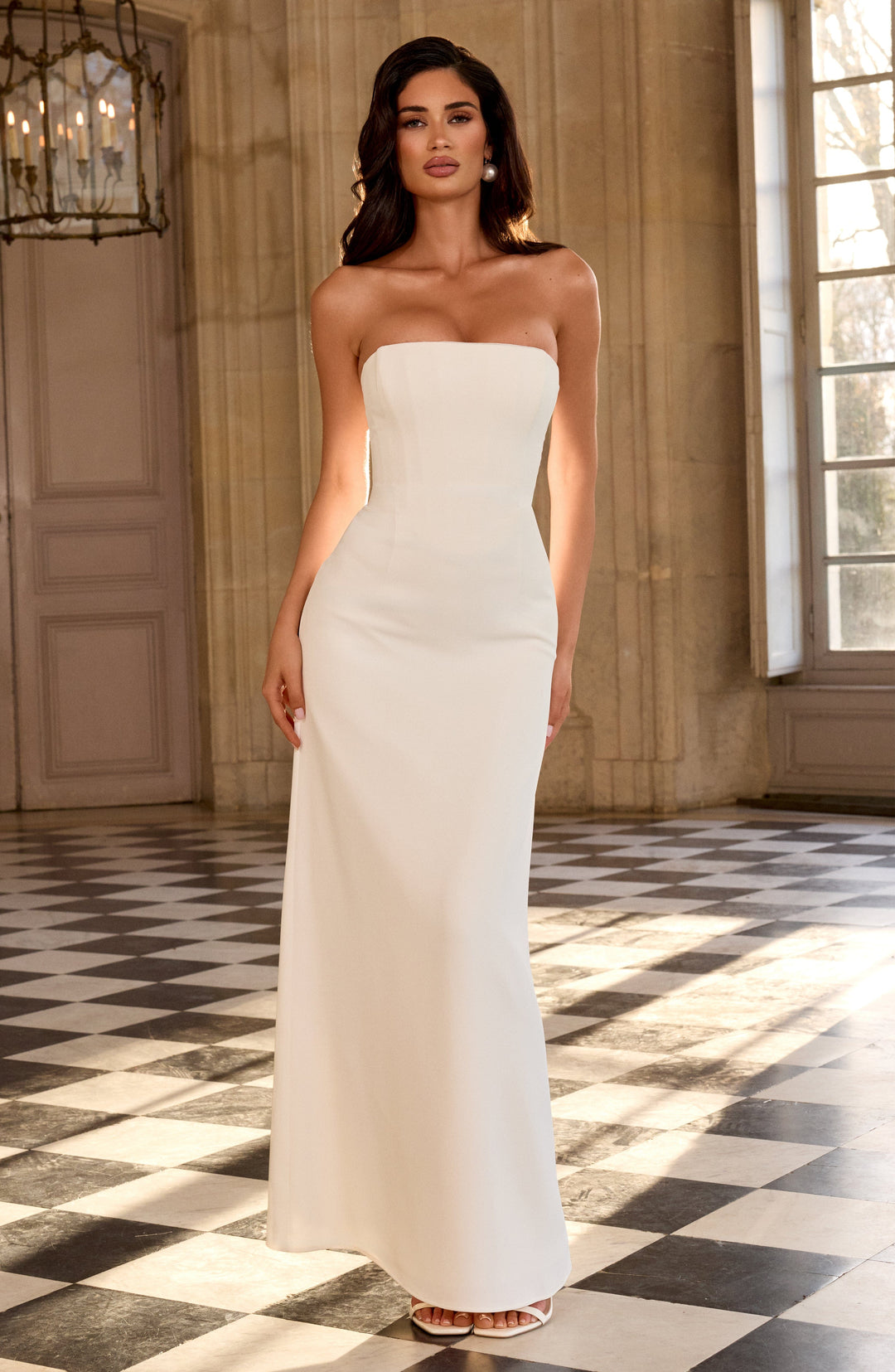 Irmina Vestido Comprido — Marfim