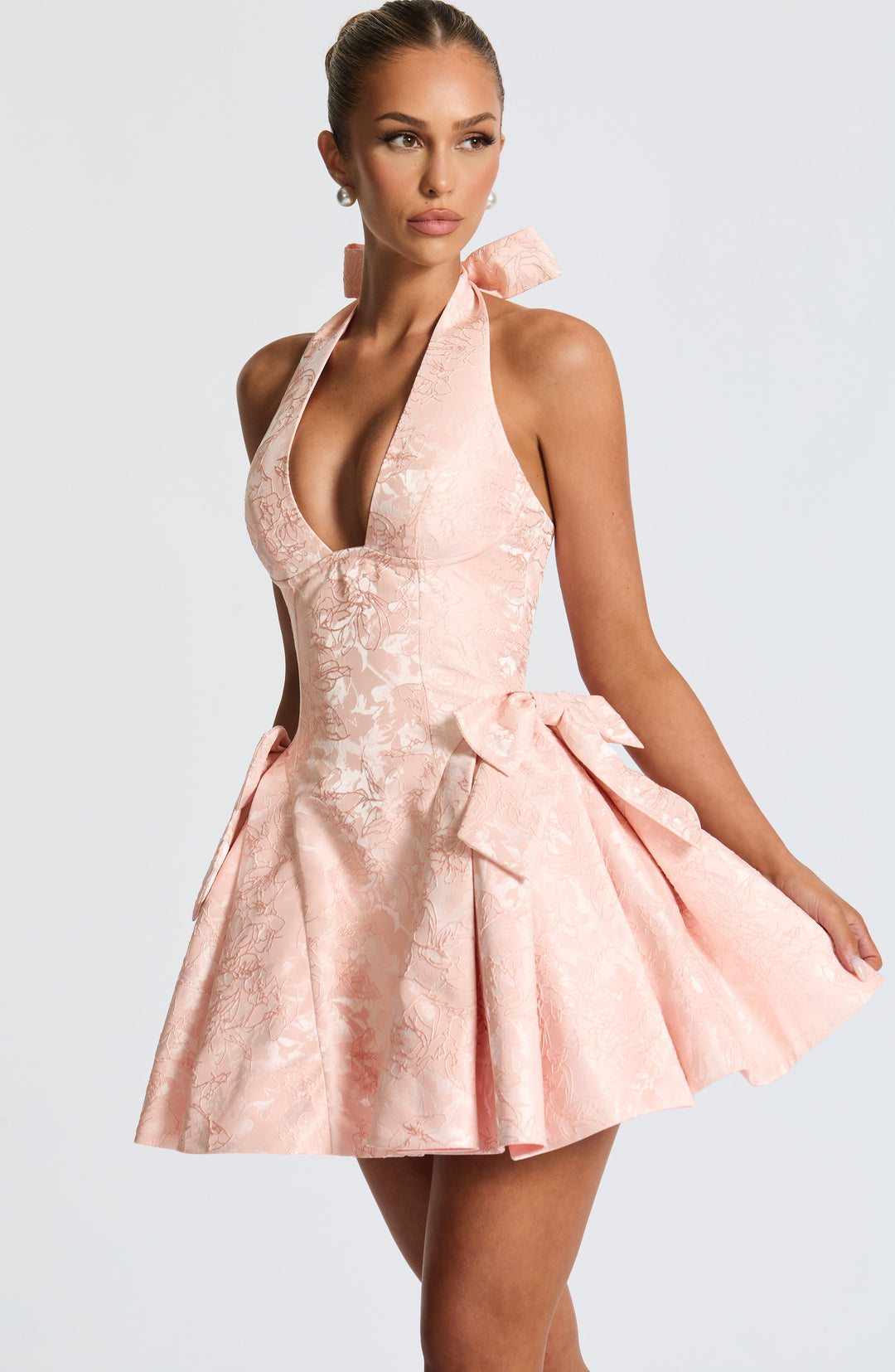 Jocelyn Mini Dress - Soft Peach
