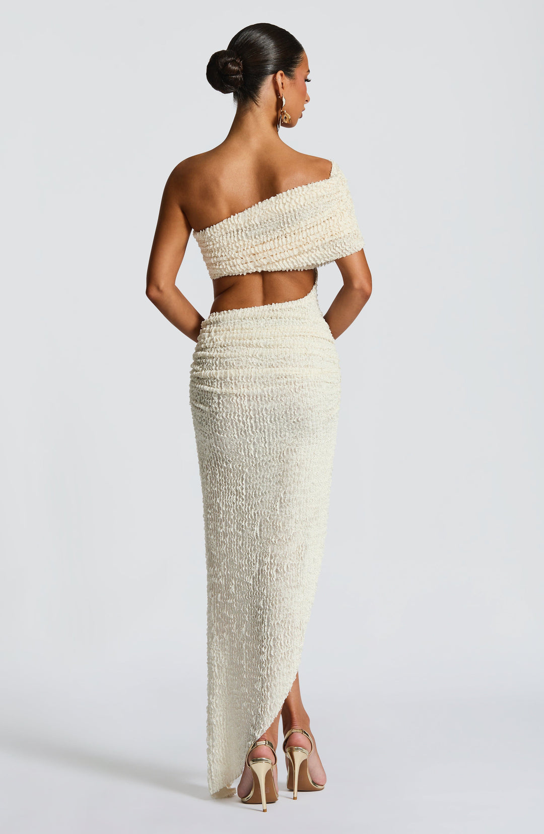 Laverna Midi Dress — Marfim