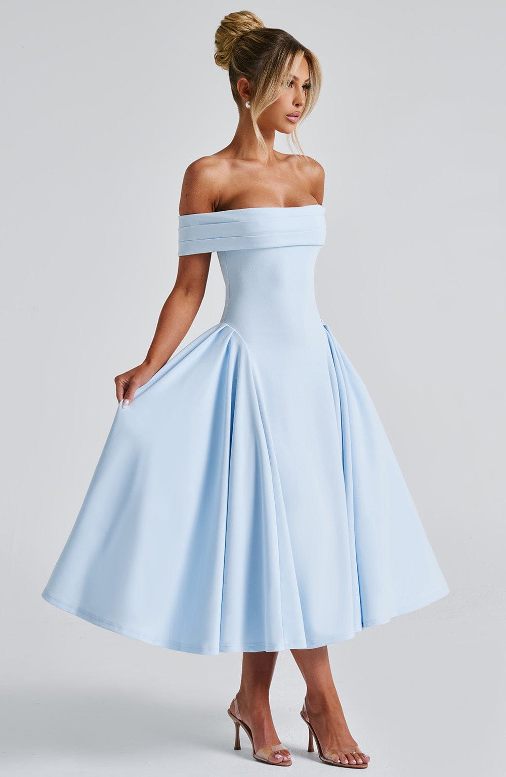 Miranda Vestido Midi — Azul