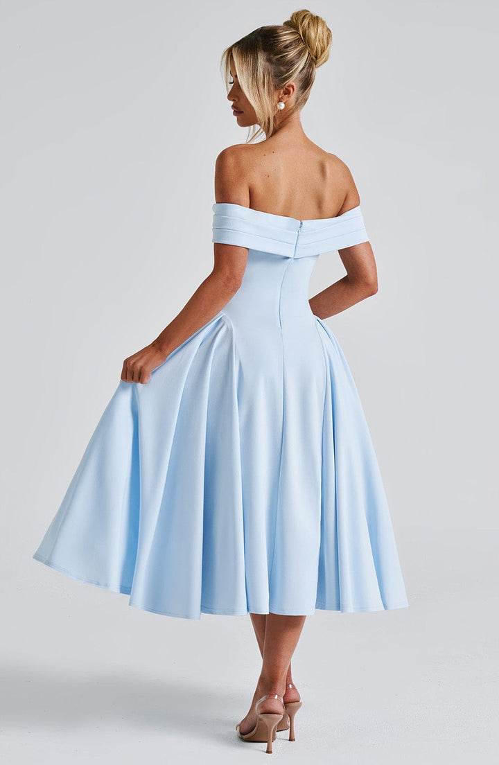 Miranda Vestido Midi — Azul
