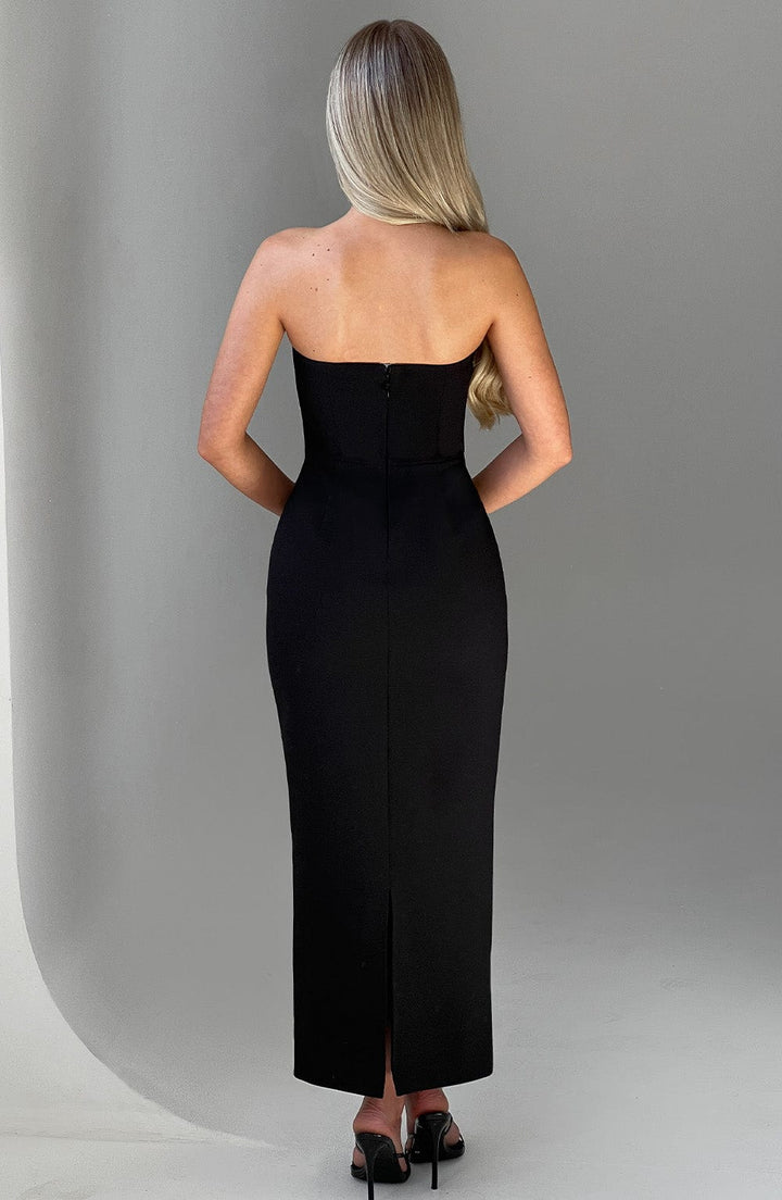 Eline Vestido Midi — Preto