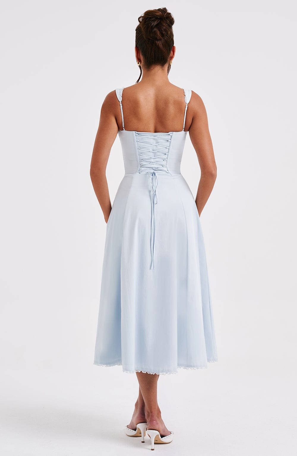 Ulrika Vestido Midi — Azul