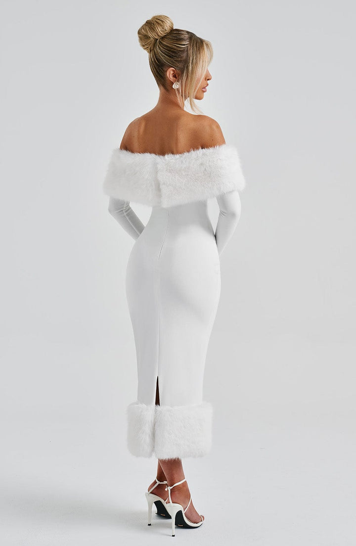Vittoria Vestido Midi — Marfim