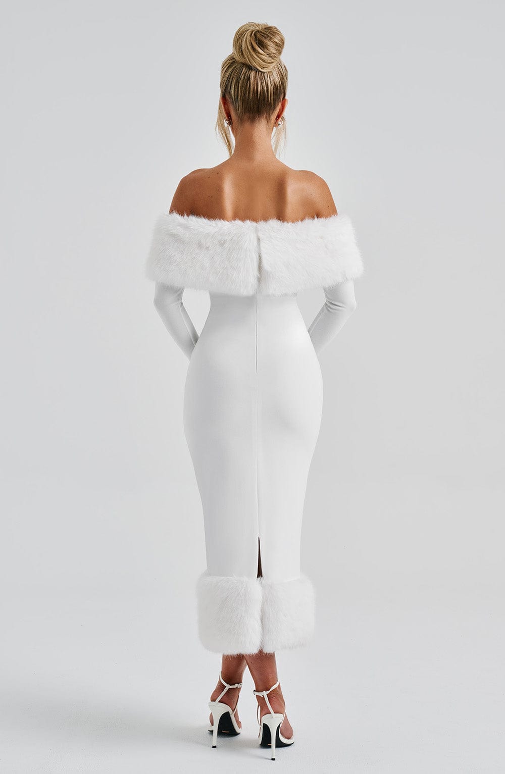 Vittoria Vestido Midi — Marfim