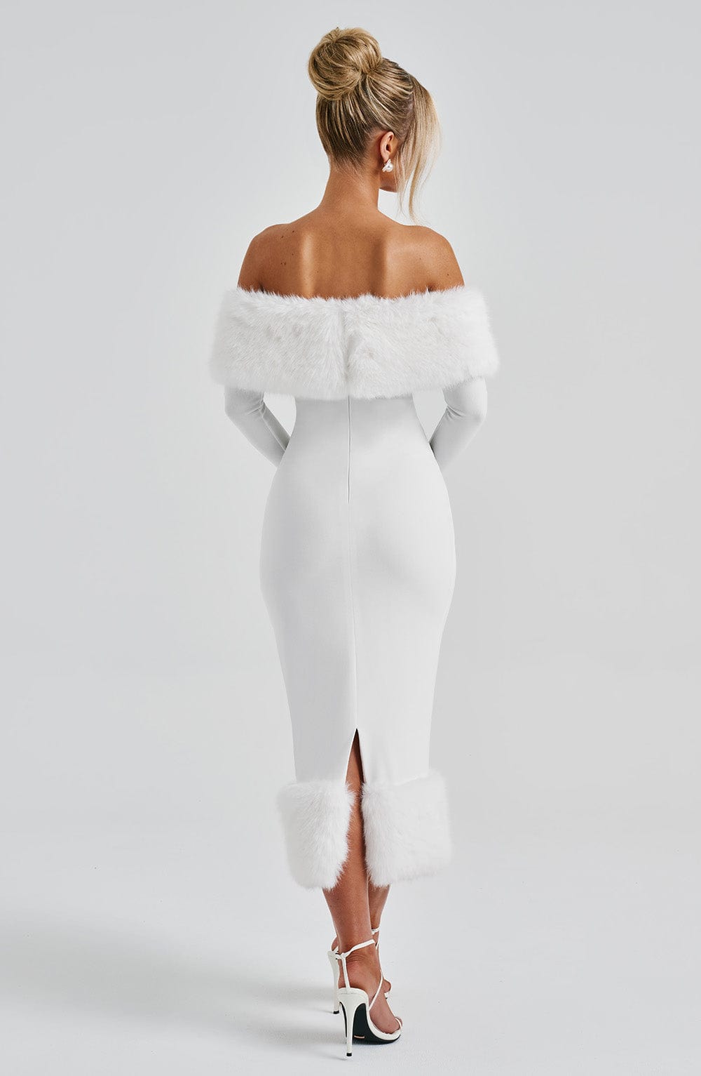 Vittoria Vestido Midi — Marfim