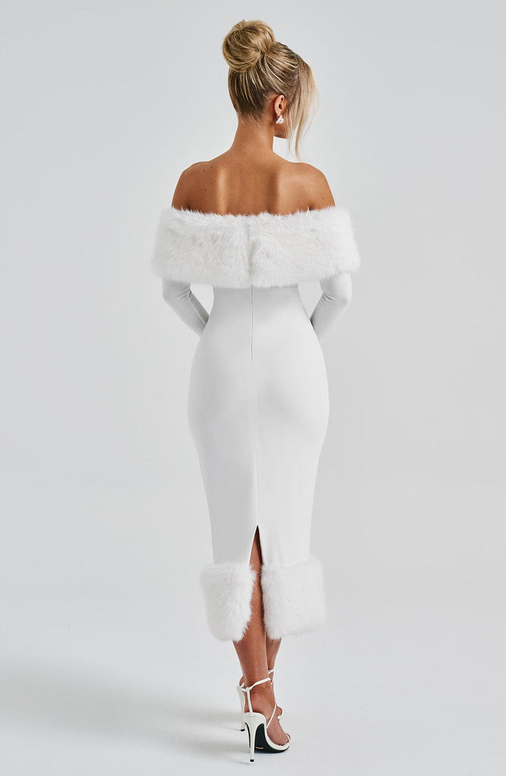 Vittoria Vestido Midi — Marfim