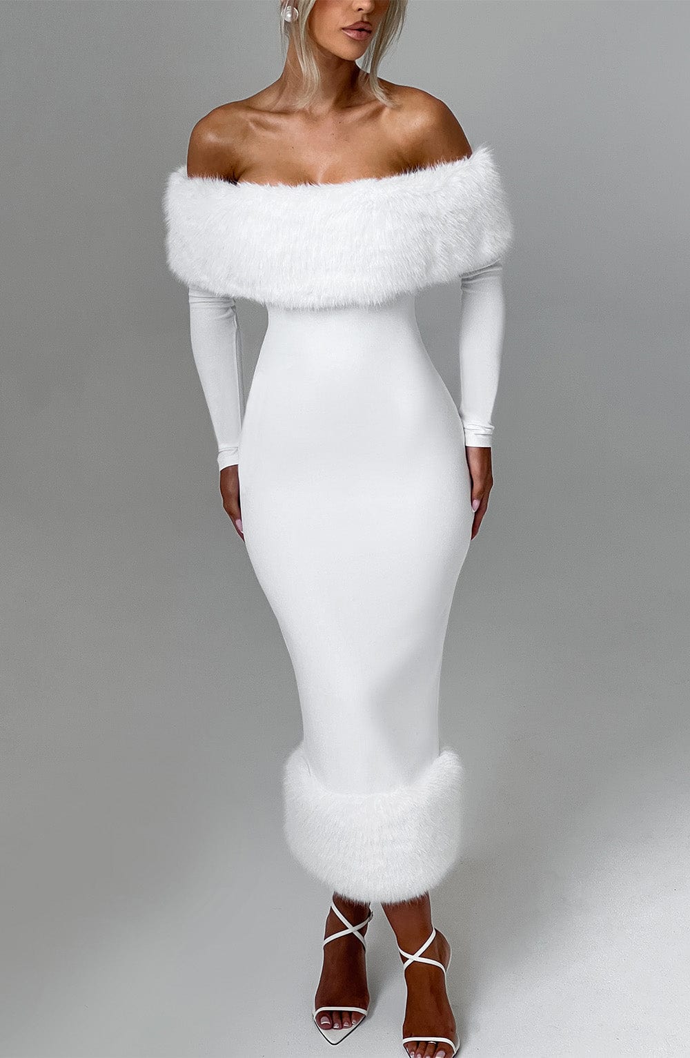 Vittoria Vestido Midi — Marfim
