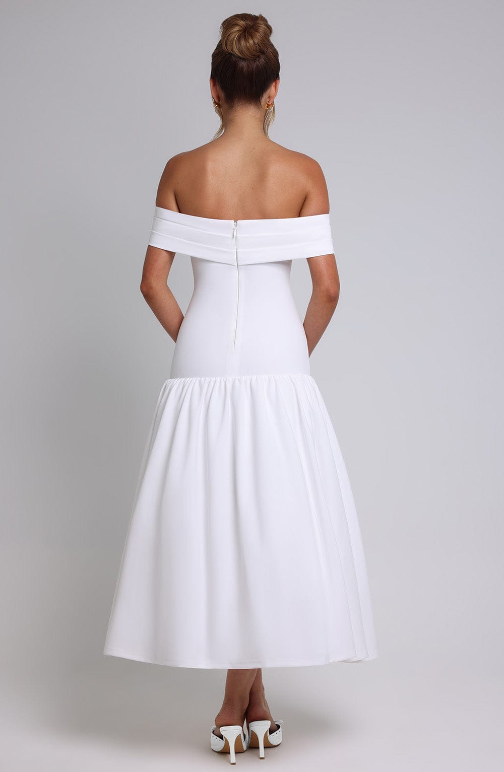 Wilhelmina Midaxi Dress — Marfim