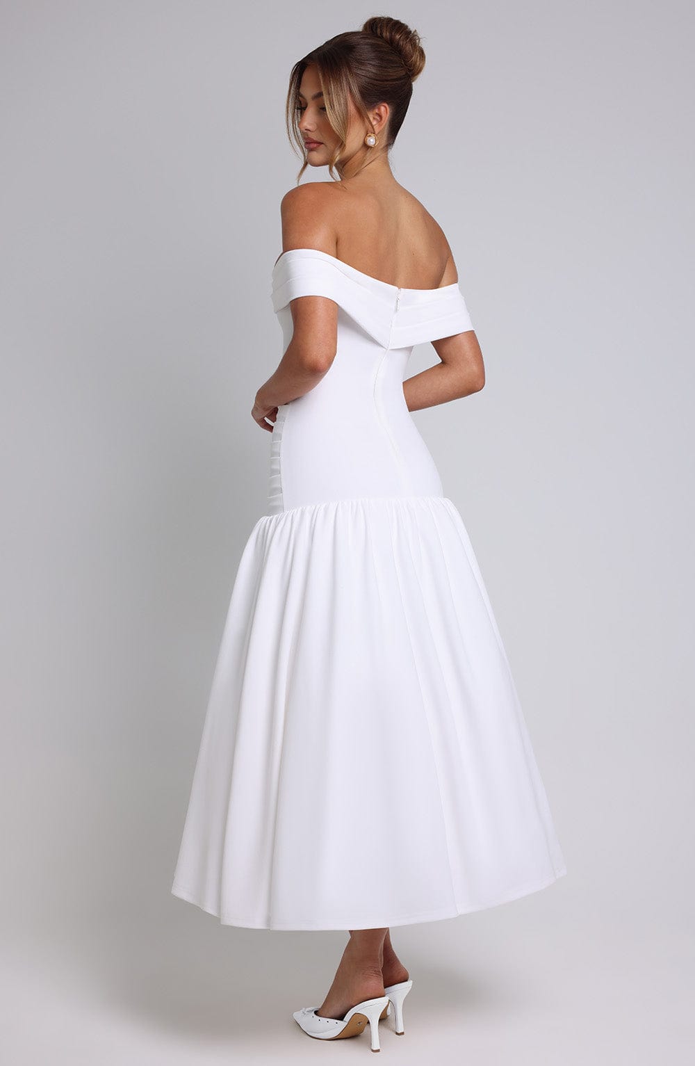 Wilhelmina Midaxi Dress — Marfim