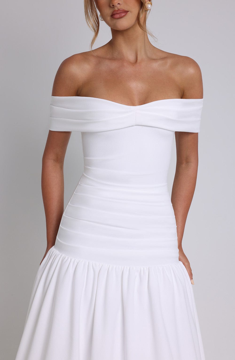 Wilhelmina Midaxi Dress — Marfim