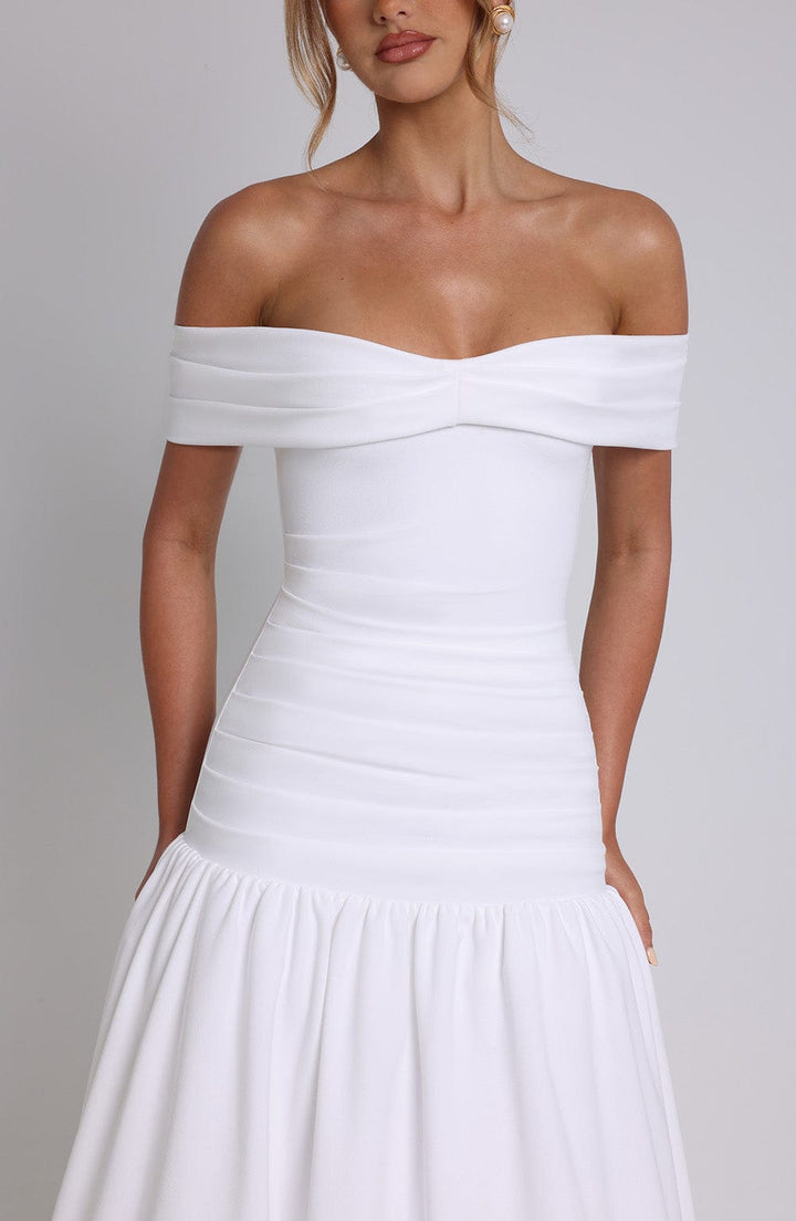 Wilhelmina Midaxi Dress — Marfim