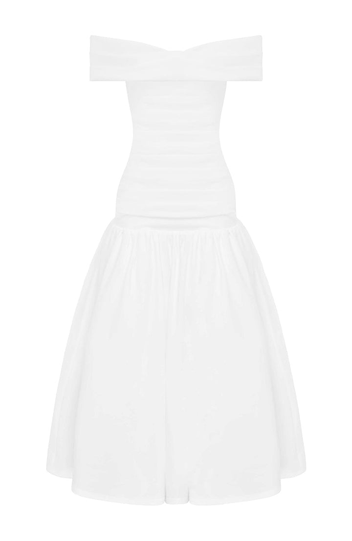 Wilhelmina Midaxi Dress — Marfim